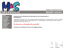Tablet Screenshot of ms-werbung.eu